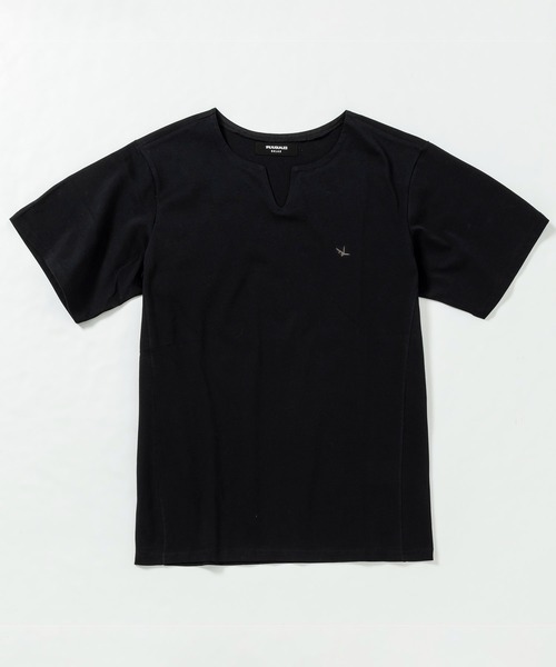 「1piu1uguale3 RELAX」 半袖Tシャツ L ブラック メンズ