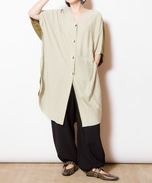 新品オズモーシス レースモチーフ カットソー黒 裾レースカットソー（Tシャツ/カットソー）｜Sawa a la mode