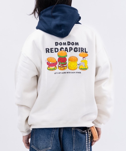RED CAP GIRL（レッドキャプガール） パーカー 「a-r」「RCG×DOMDOM