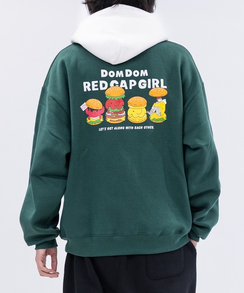 RED CAP GIRL（レッドキャプガール） パーカー 「a-r」「RCG×DOMDOM