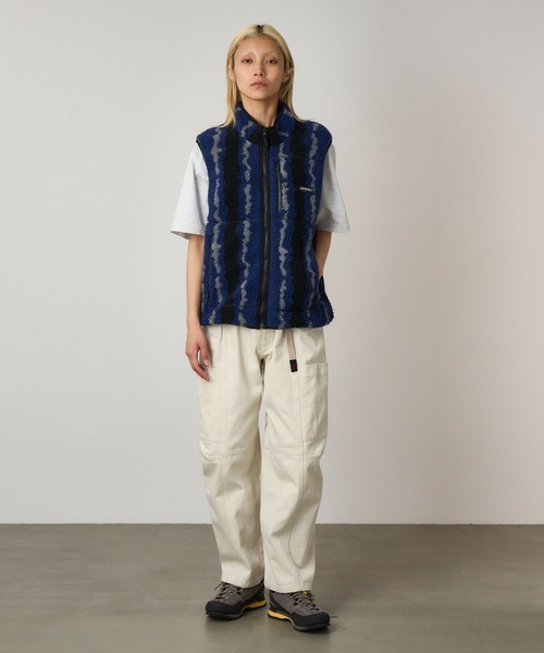 トップス Gramicci RIPPLE SHERPA VEST GRAMICCI（グラミチ） ベスト ジレ RIPPLE SHERPA VEST｜リップル