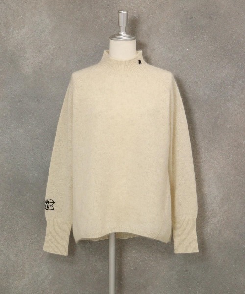 レディース □美品 STUDIO PICONE カシミヤ混 タートルニット チュニック