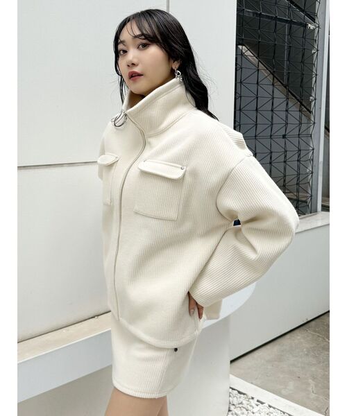 ジャケット・アウター cz2784755 mysty woman（ミスティウーマン） ブルゾン アウター アソートフェイク