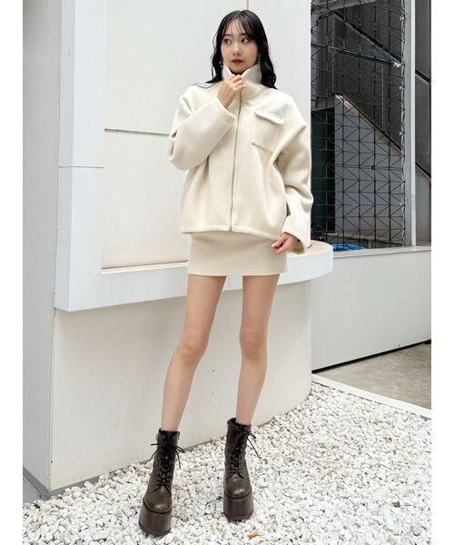 MURUA（ムルーア） ブルゾン アウター 「セットアップ対応」スタンド