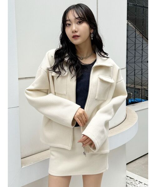 MURUA（ムルーア） ブルゾン アウター 「セットアップ対応」スタンド