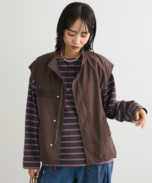 Green Parks（グリーンパークス） ベスト ジレ ミリタリーベスト