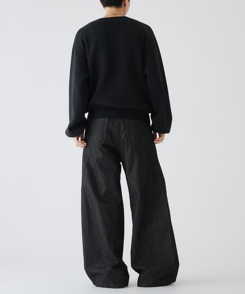 selle glant（セレグランテ） セーター ニット MILANO RIB HENLEY NECK