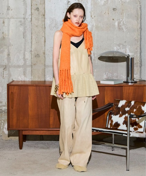 新品未使用maison special メゾンスペシャル フレアチュニック MAISON SPECIAL（メゾンスペシャル） チュニック Vegan Leather Peplum