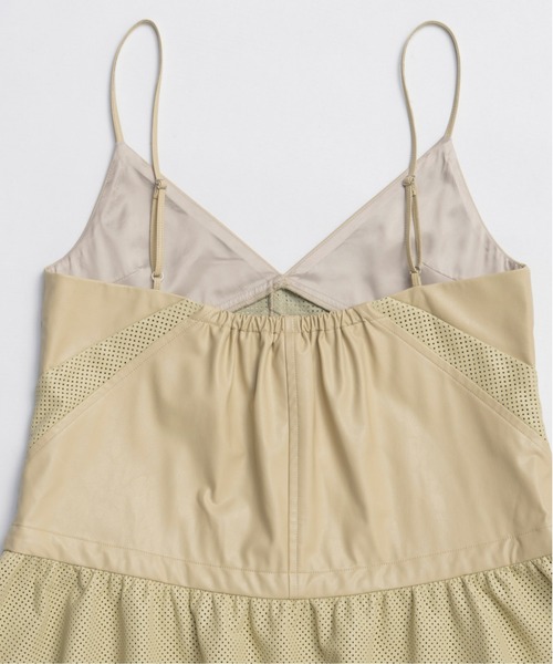 MAISON SPECIAL（メゾンスペシャル） チュニック Vegan Leather Peplum