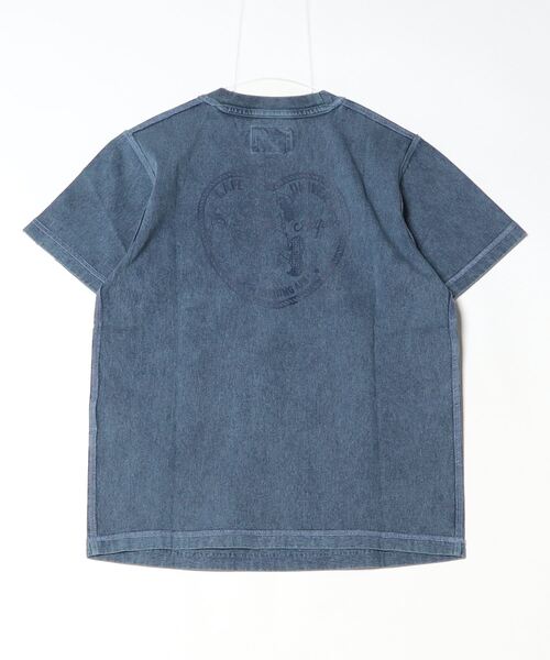 「AAPE BY A BATHING APE」 半袖Tシャツ X-SMALL ネイビー レディース_画像2