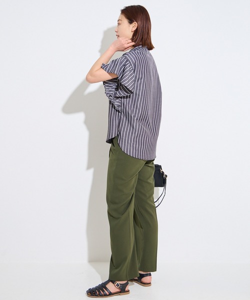 「LAVEANGE」 半袖ブラウス 5L ブルー レディース_画像8