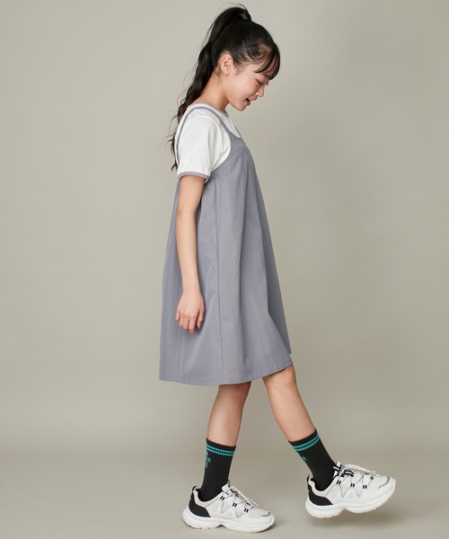 「JENNI love」 「KIDS」半袖ワンピース 150cm サックスブルー キッズ_画像4
