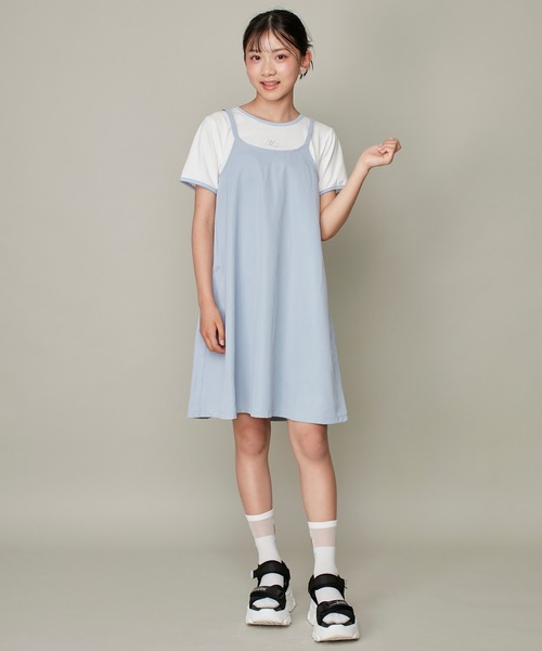 「JENNI love」 「KIDS」半袖ワンピース 150cm サックスブルー キッズ_画像5