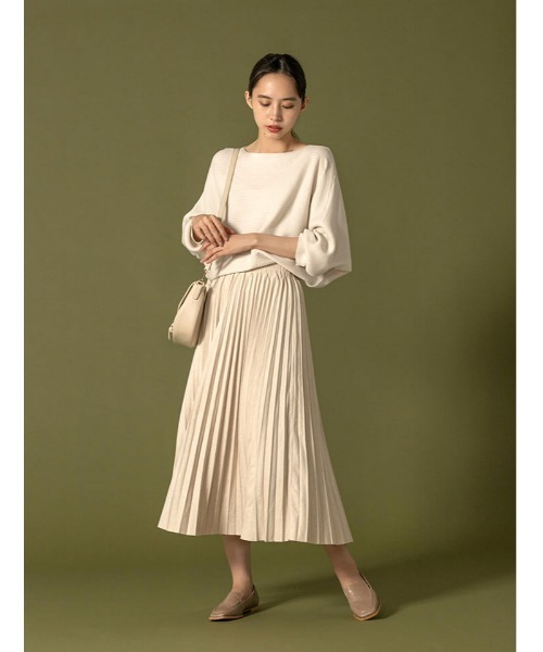 「fifth」 長袖ニット MEDIUM ライム レディース_画像9