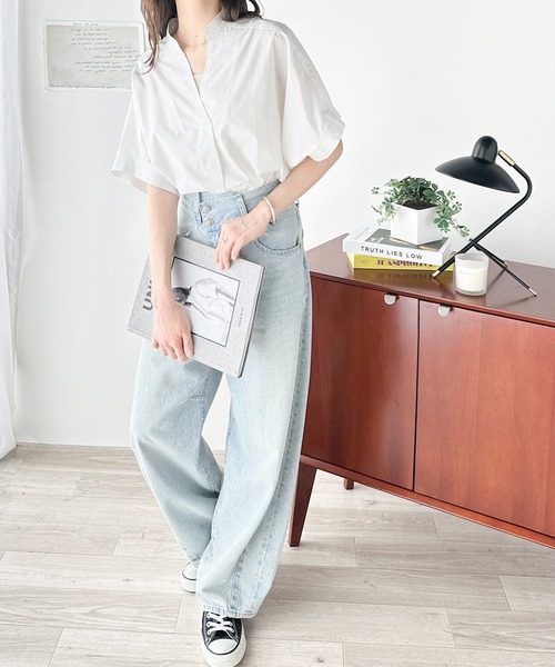 「classicalelf」 半袖ブラウス X-LARGE ブラック系その他 レディース_画像7