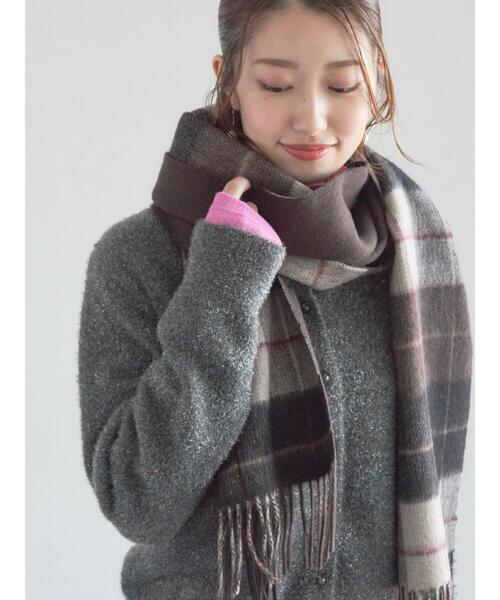 かっちー　マフラーストール Te chichi（テチチ） ストール マフラー カシミア混リバーシブル