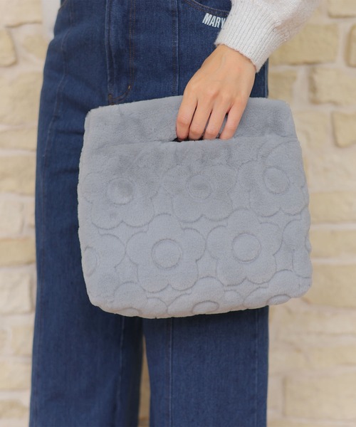 マリークワント（MARY QUANT）/デイジーキルトファー ミニトート MARY QUANT（マリークヮント） トートバッグ マリークワント デイジー