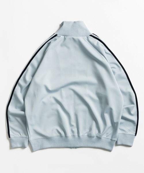 「MUHET」 ジャージブルゾン X-LARGE チャコールグレー レディース_画像3