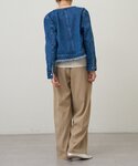 コート アウター ショートデニムボレロ レディースの詳細画像5