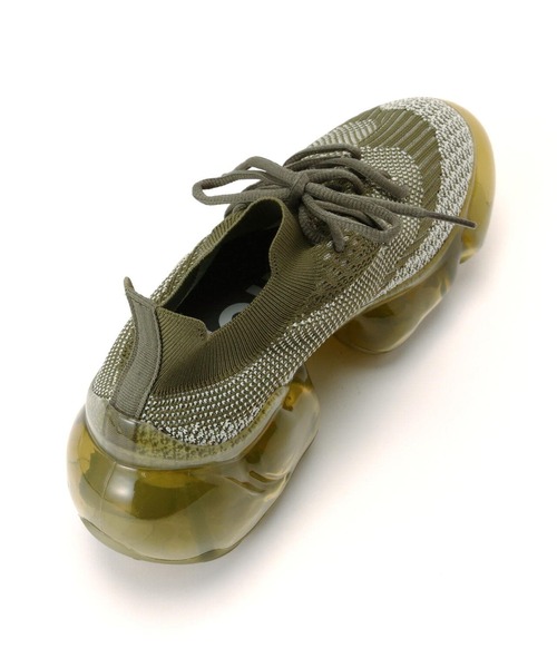 「grounds」 ローカットスニーカー 42 カーキ メンズ_画像4