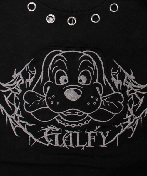 GALFY（ガルフィー） tシャツ A'GEM/9 × .kom 穴あきPUNCHロンTee