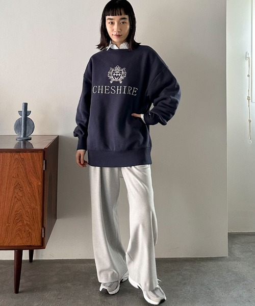 「DOUX ARCHIVES」 スウェットカットソー 38 オートミール レディース_画像2