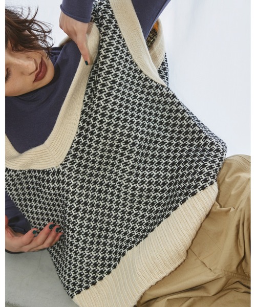 ⭐︎最終価格⭐︎TODAYFUL ニットベスト　25AW TODAYFUL 「TODAYFUL」 ニットベスト FREE ブラック レディース
