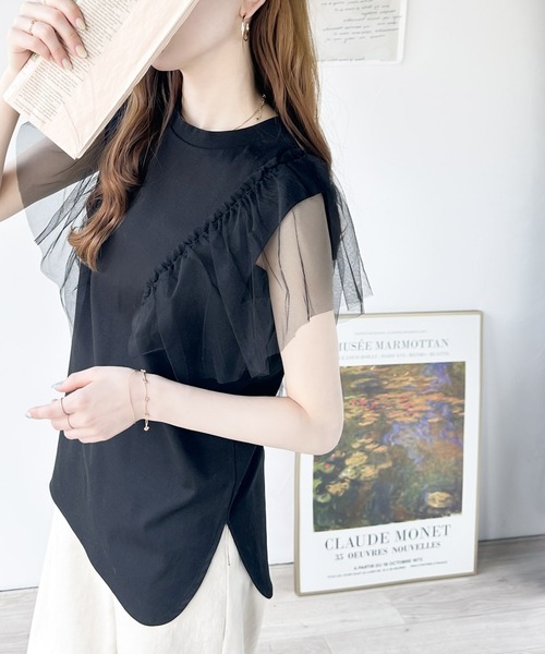 「classicalelf」 ノースリーブトップス MEDIUM ベージュ レディース_画像5
