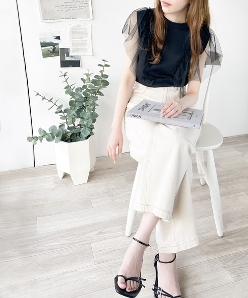 「classicalelf」 ノースリーブトップス MEDIUM ベージュ レディース_画像7