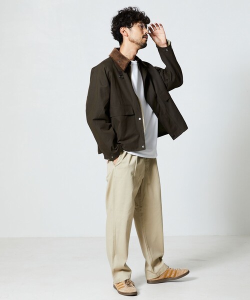 「FREAK'S STORE」 チノパンツ LARGE チャコール メンズ_画像5