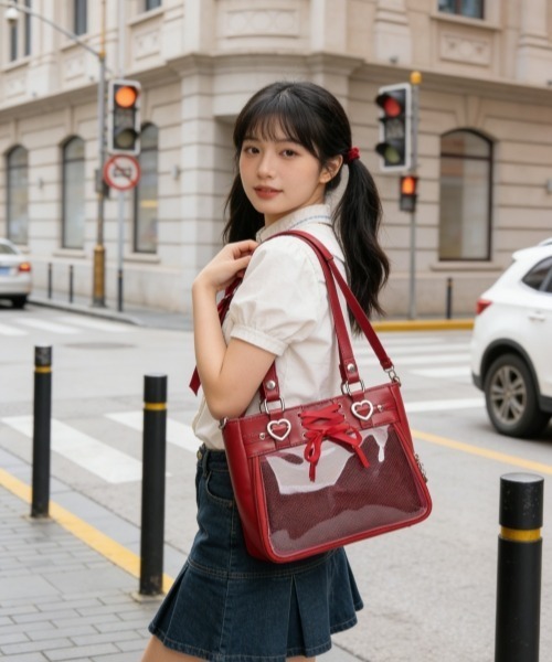 gossip!ロサンゼルス ショルダーバッグ バッグ 「Y2Kガーリー」レトロ