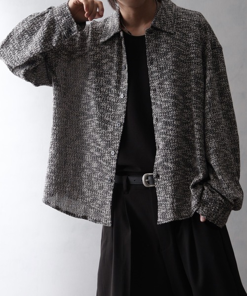 美品 dizzit ブラックシャツニット Didot.showroom / 디도트 | 2025FW - NEW ◽︎ ヘアリーオープンカラー