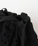 ハンドバッグ フリルキンチャクBAG 656172の詳細画像4