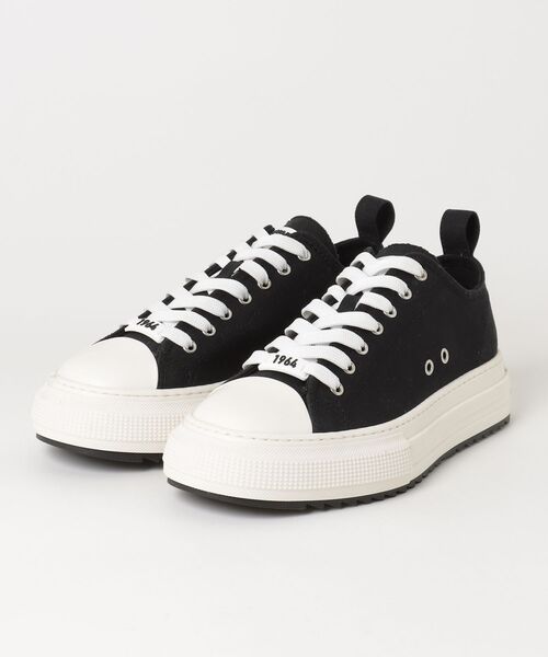 DSQUARED2　251STRIPESレザースニーカー dsquared2 Sneaker Woman Rare 251 Black Sequence Size 37 1/2 US 7 1