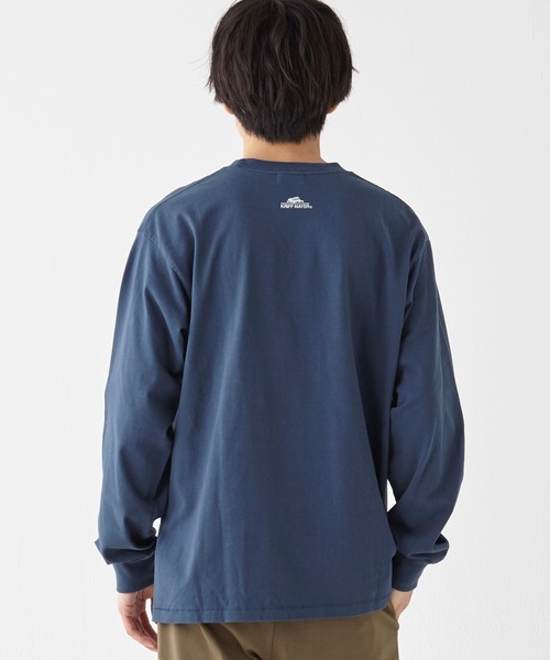「KRIFF MAYER」 長袖Tシャツ X-LARGE チャコール メンズ_画像5