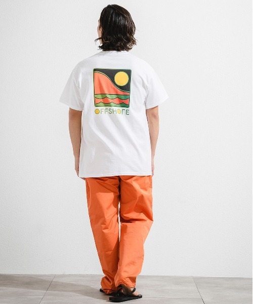 「OFFSHORE」 半袖Tシャツ L バイオレット メンズ_画像3