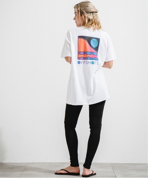 「OFFSHORE」 半袖Tシャツ L バイオレット メンズ_画像5