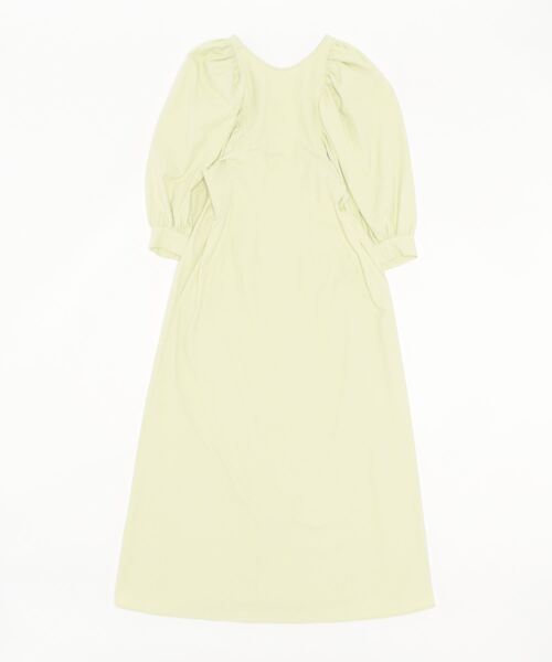 「Rouge vif」 7分袖ワンピース 38 グリーン レディース_画像2