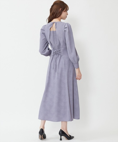 「SWINGLE」 長袖ワンピース MEDIUM パープル系その他6 レディース_画像3