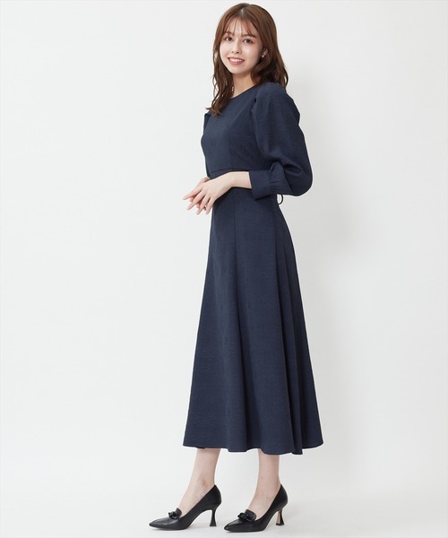 「SWINGLE」 長袖ワンピース MEDIUM パープル系その他6 レディース_画像5