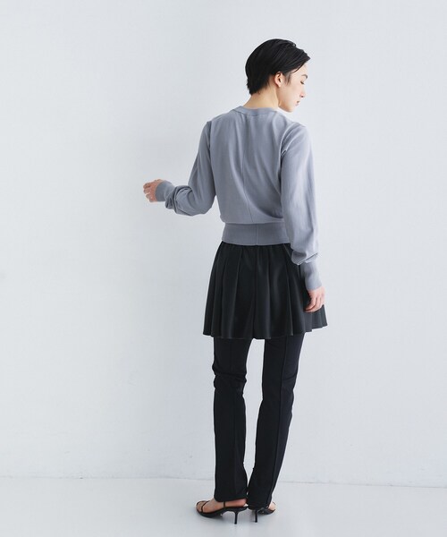 ニット セーター slit pullover knit レディースの画像