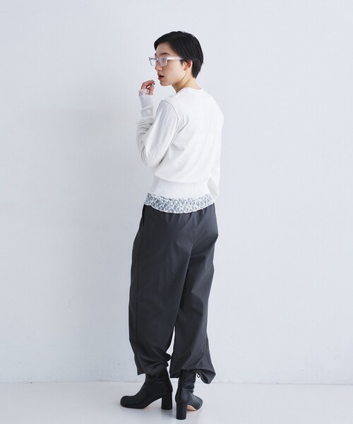 ニット セーター slit pullover knit レディースの画像