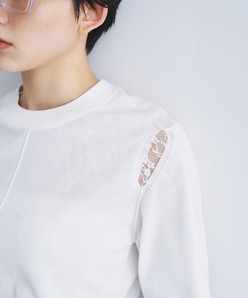 ニット セーター slit pullover knit レディースの画像