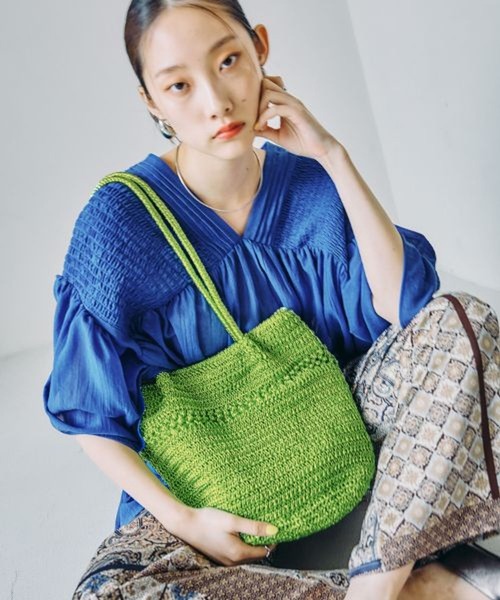 ショルダーバッグ バッグ メタリックヤーントート　646439「KKfashion紹介アイテム」 レディースの画像