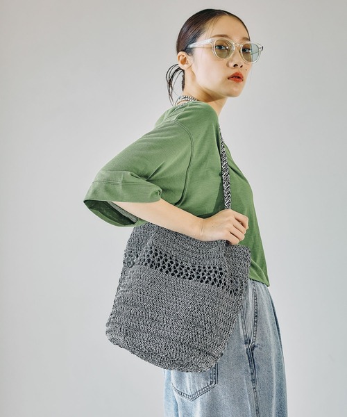 ショルダーバッグ バッグ メタリックヤーントート　646439「KKfashion紹介アイテム」 レディースの画像