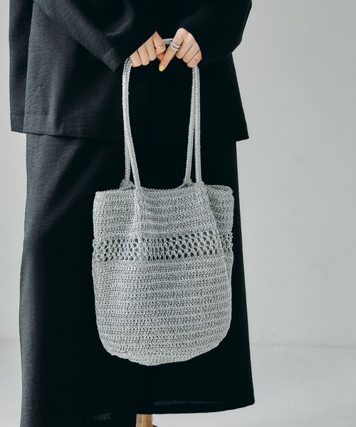 ショルダーバッグ バッグ メタリックヤーントート　646439「KKfashion紹介アイテム」 レディースの画像