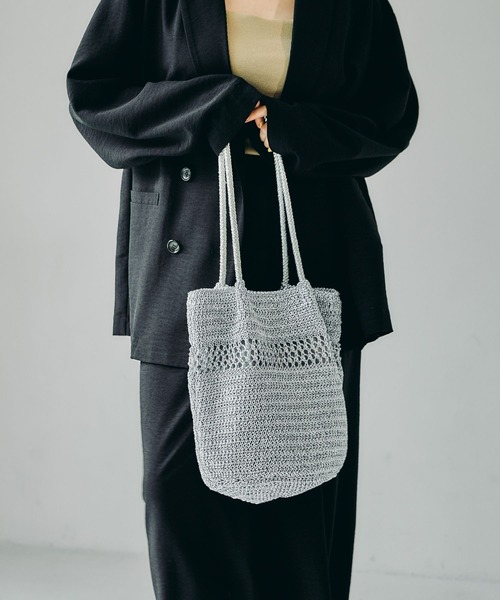 ショルダーバッグ バッグ メタリックヤーントート　646439「KKfashion紹介アイテム」 レディースの画像