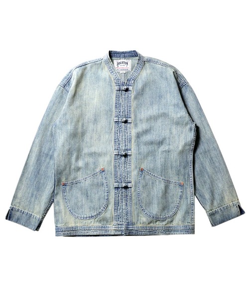 HOUSTON（ヒューストン） デニムジャケット gジャン SLUB DENIM CHINA