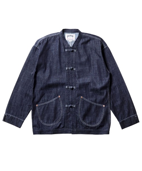 HOUSTON（ヒューストン） デニムジャケット gジャン SLUB DENIM CHINA