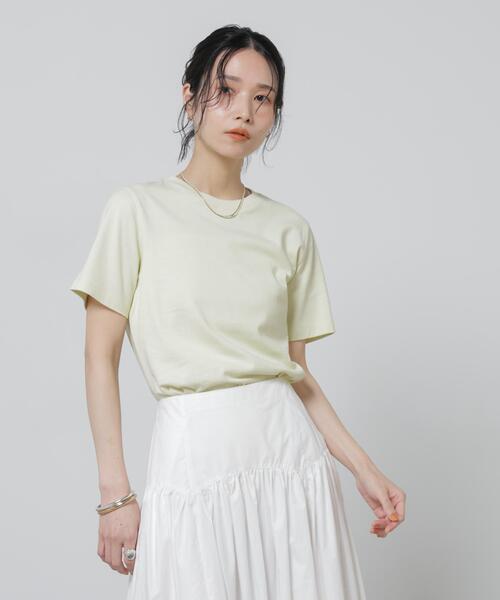 tシャツ Anti Soaked(R) 汗染み防止カラフルクルーTシャツ レディースの画像